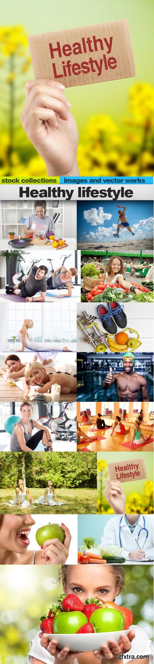 Healthy lifestyle, 15 x UHQ JPEG