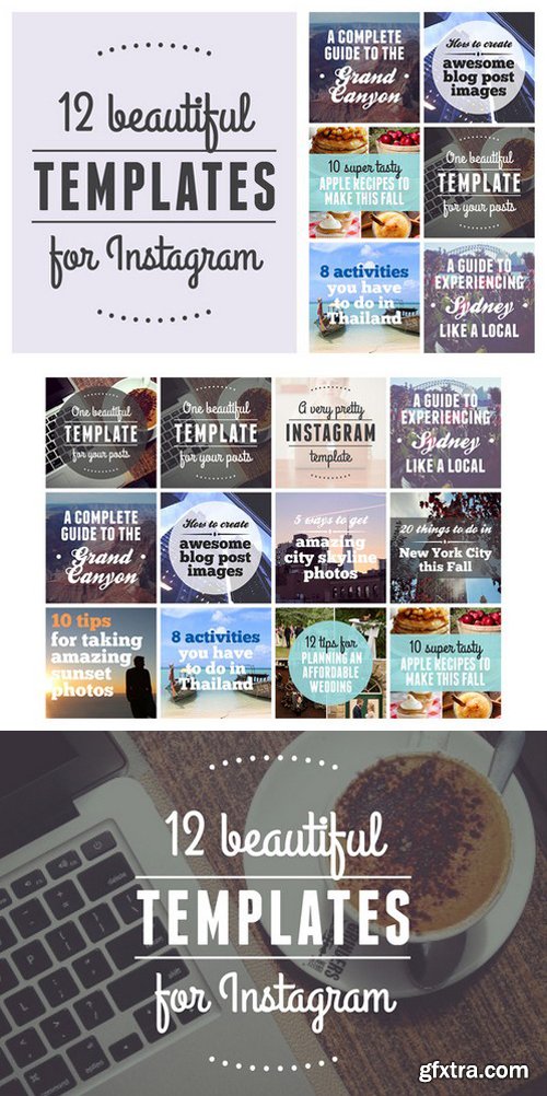 CM - 12 beautiful templates for Instagram 566302