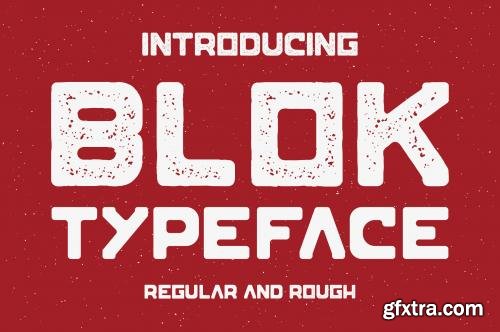 CreativeMarket Blok Typeface 558379