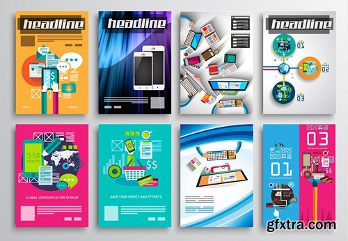 Design Flyer & Corporate Brochures 16 - 25xEPS