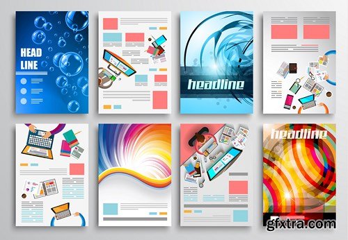 Design Flyer & Corporate Brochures 16 - 25xEPS