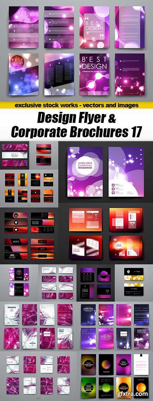 Design Flyer & Corporate Brochures 17 - 15xEPS