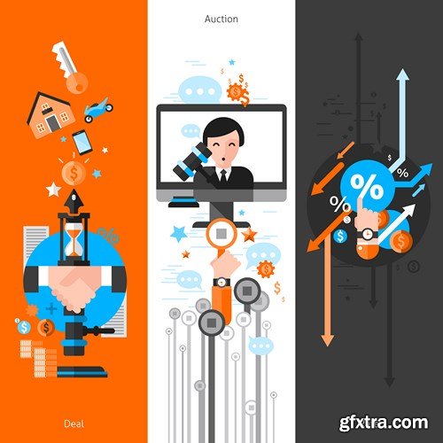 Flat Vector Design 31 - 25xEPS