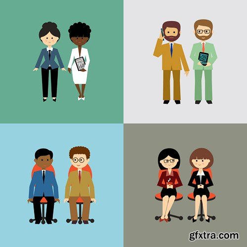 Flat Vector Design 31 - 25xEPS