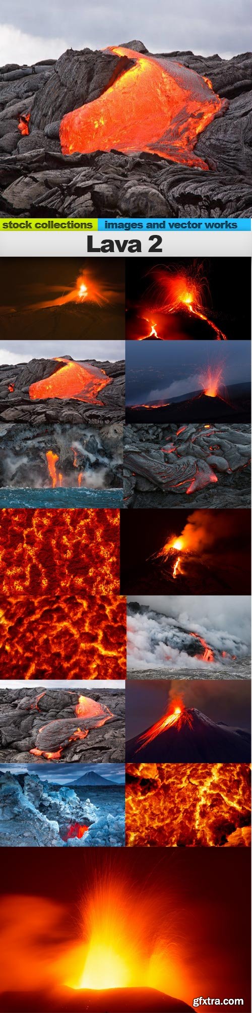 Lava 2, 15 x UHQ JPEG