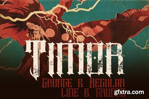 Creative & Grunge Fonts Megabundle