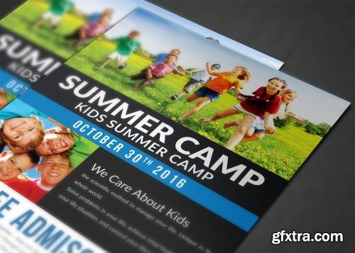 CreativeMarket Kids Summer Camp Flyer Templates 558903