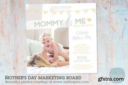 CreativeMarket IM003 Mothers Day Marketing Board 558459