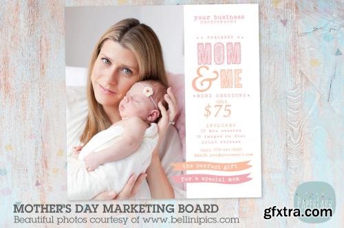 CreativeMarket IM013 Mothers Day Marketing Board 558464