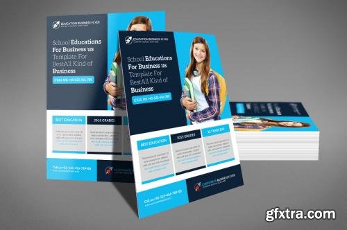 CreativeMarket School Education Flyer Template 561443