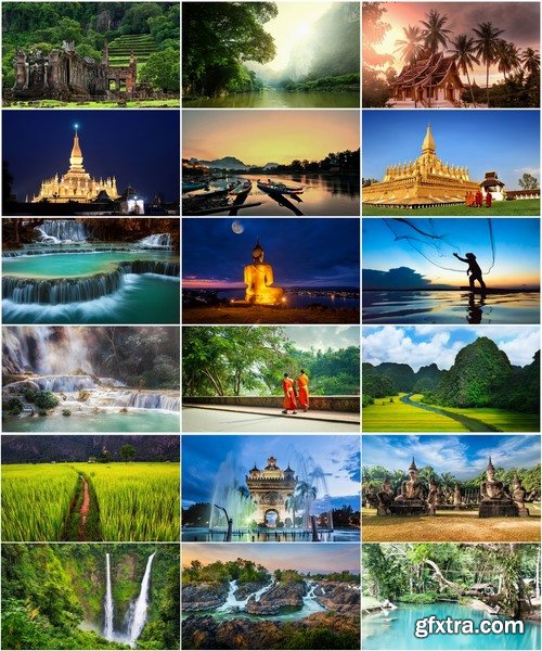 Collection Laos waterfall river landscape 25 HQ Jpeg