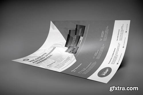 CreativeMarket A4 Creative Flyer Mock-Up 9 562436