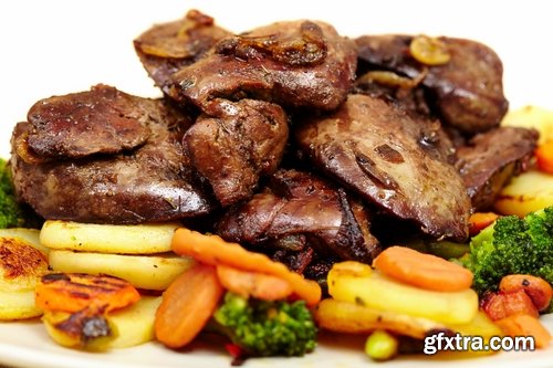 Collection liver fried dish food delicacy 25 HQ Jpeg