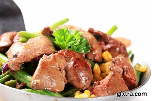 Collection liver fried dish food delicacy 25 HQ Jpeg