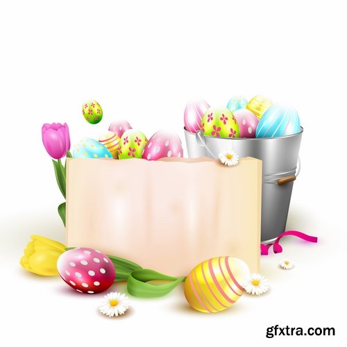 Easter Egg Collection poster gift card 25 EPS