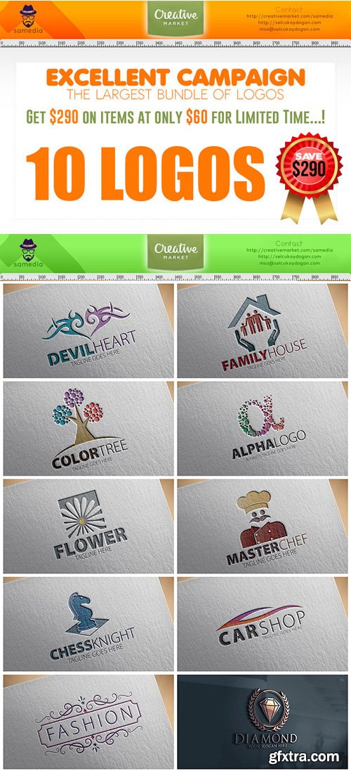 10 Logos Template - CM 208282