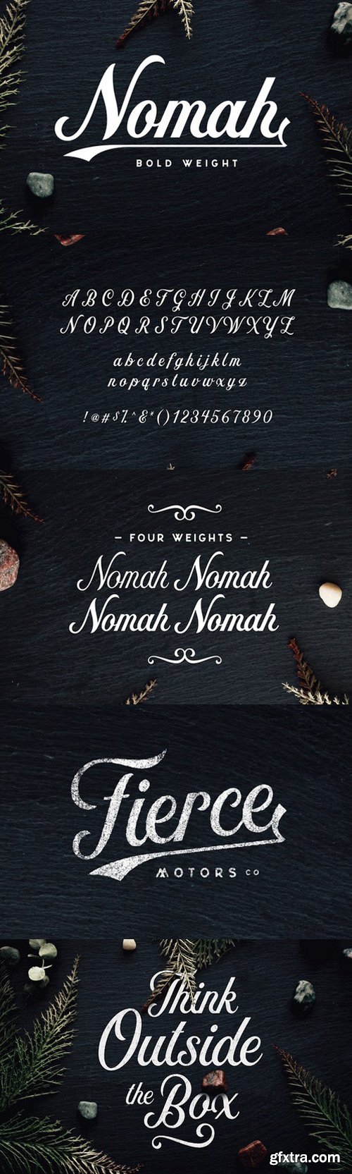 CM - Nomah Bold Script Font 566255