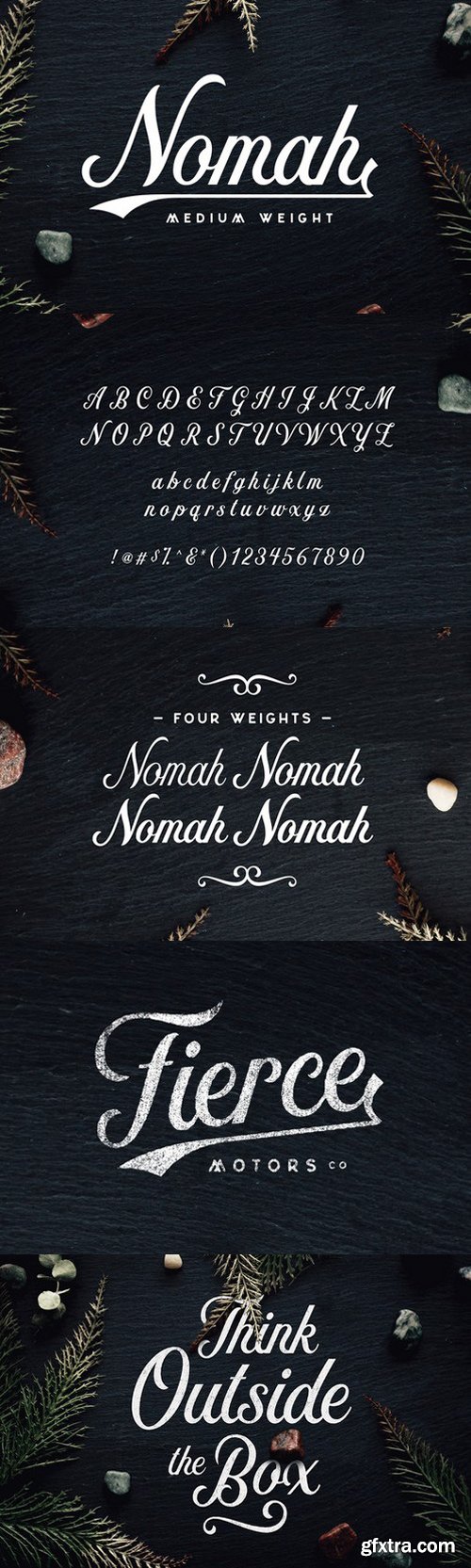 CM - Nomah Medium Script Font 566278