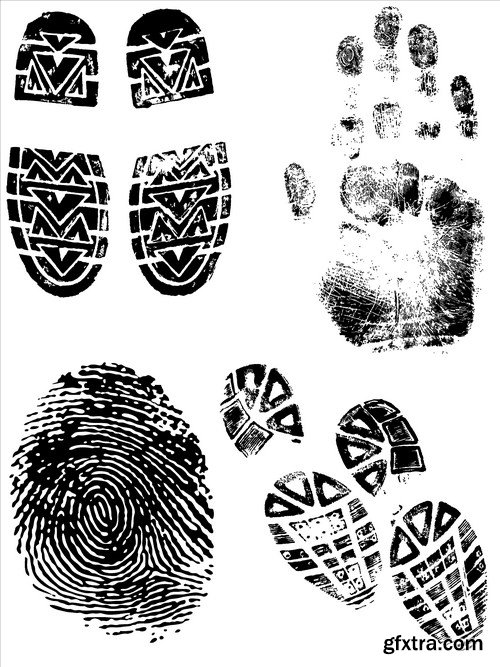 Fingerprints, Footprints and more 9X EPS