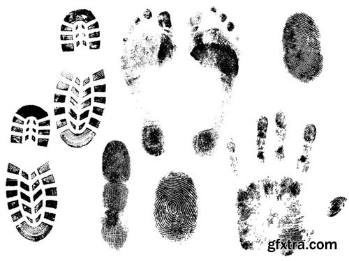 Fingerprints, Footprints and more 9X EPS