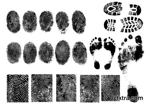 Fingerprints, Footprints and more 9X EPS