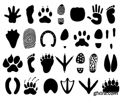 Fingerprints, Footprints and more 9X EPS