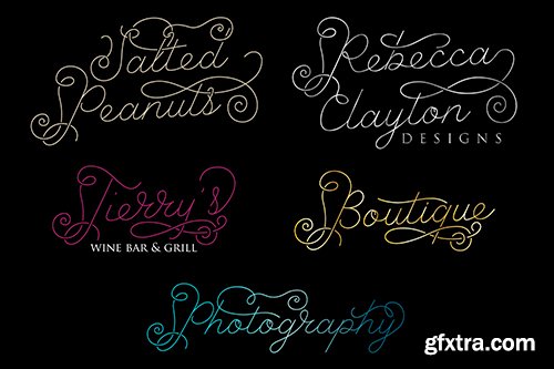 Creativemarket Font Bundle - Instant Hand Lettering 553821