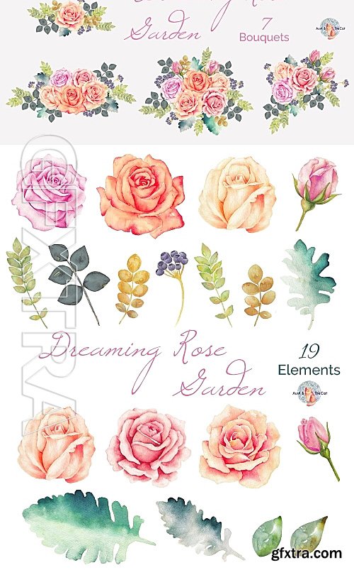 CM - Watercolor Clipart Bundle 560175