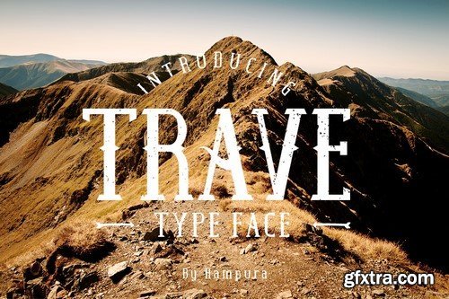 CM - Trave Typeface - 360829