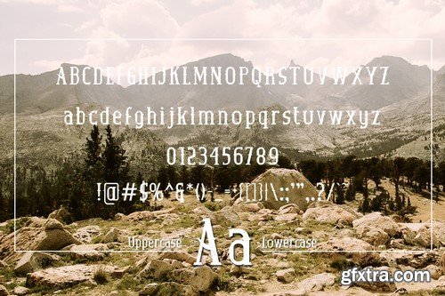 CM - Trave Typeface - 360829