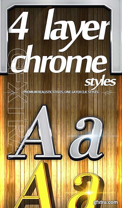 GraphicRiver - 4 Layer Chrome styles 11547549