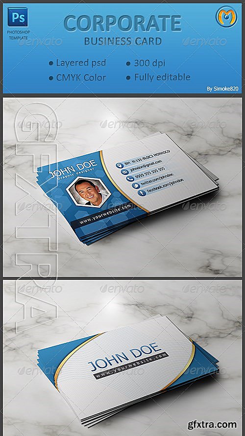 GraphicRiver - Corporate Business Card V4 6872624