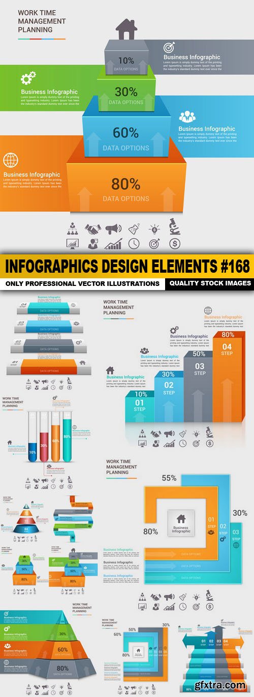 Infographics Design Elements #168 - 11 Vector