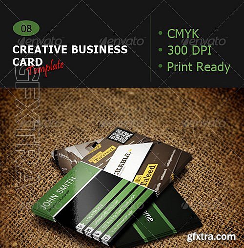 GraphicRiver - Creative Business Card Template 08 6068093