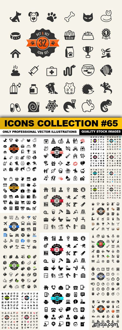 Icons Collection #65 - 25 Vector