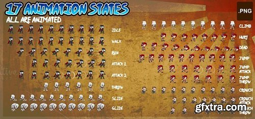 CM The Ninja - Game Sprites