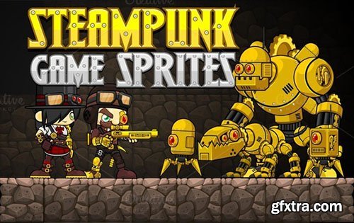 CreativeMarket - Steampunk Game Sprites