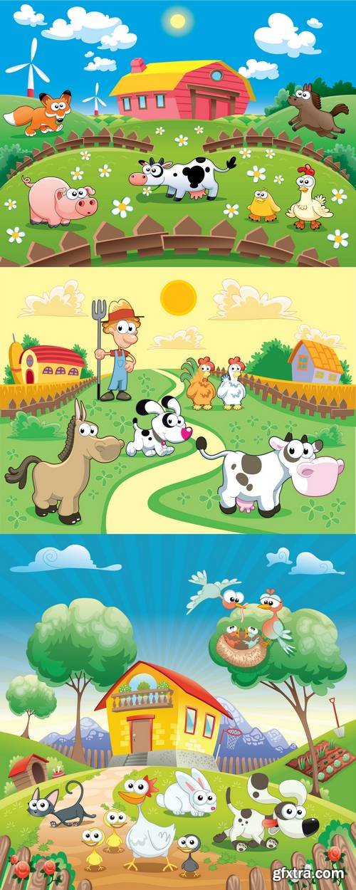 Cartoon Farm Animal