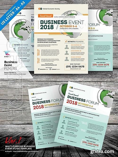 CM - Multi-purpose Business Event Flyers 558392