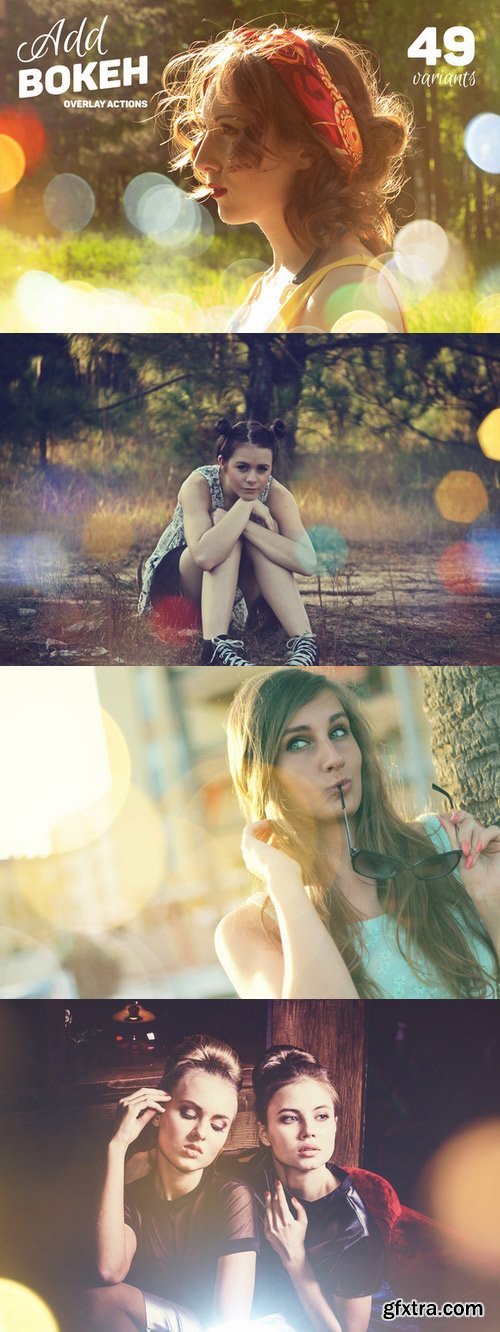 CM - Add Bokeh Overlay Photoshop Actions 279849