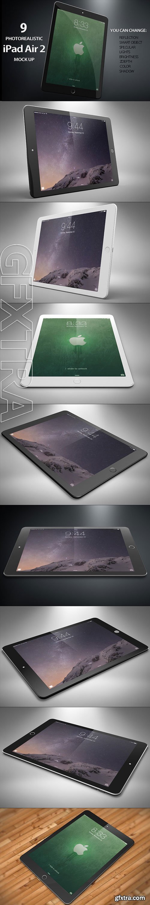 CM - Bundle Apple iPad Air 2 Mock Up Vol2 280825