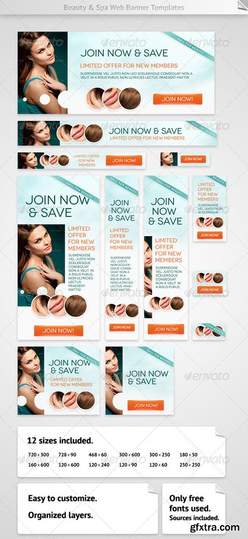 GraphicRiver - Beauty & Spa Web Banners 2067860