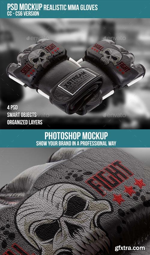 GraphicRiver - Mma Gloves PSD Mockup - 15075896