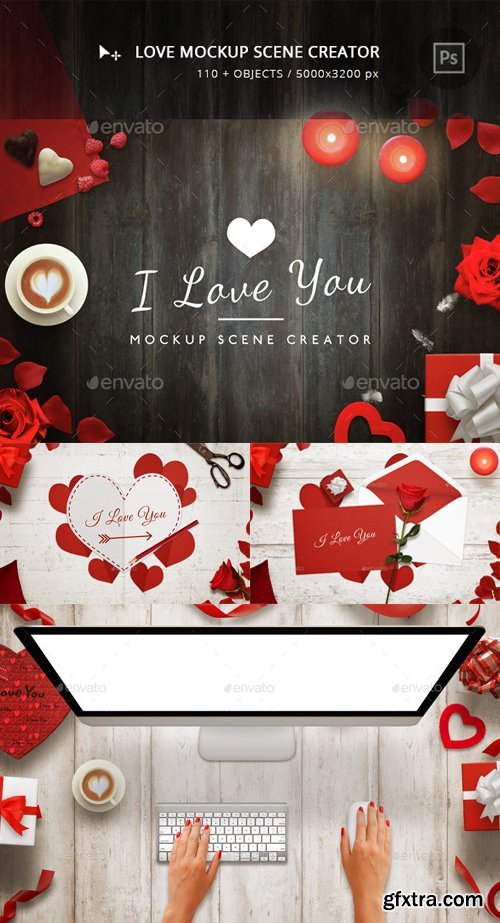 GraphicRiver - Love Mockup Scene Creator - 14755755