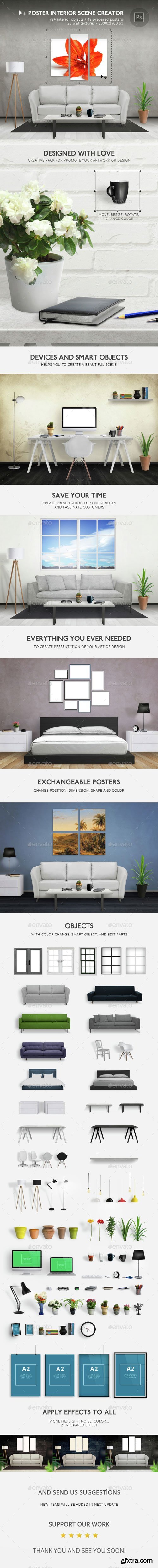 GraphicRiver - Poster Interior Scene Creator - 15123410