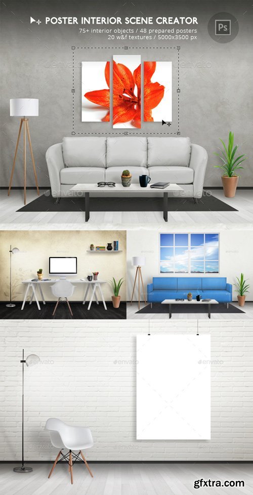 GraphicRiver - Poster Interior Scene Creator - 15123410