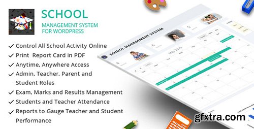 CodeCanyon - School Management System for Wordpress v2.1 - 11470032