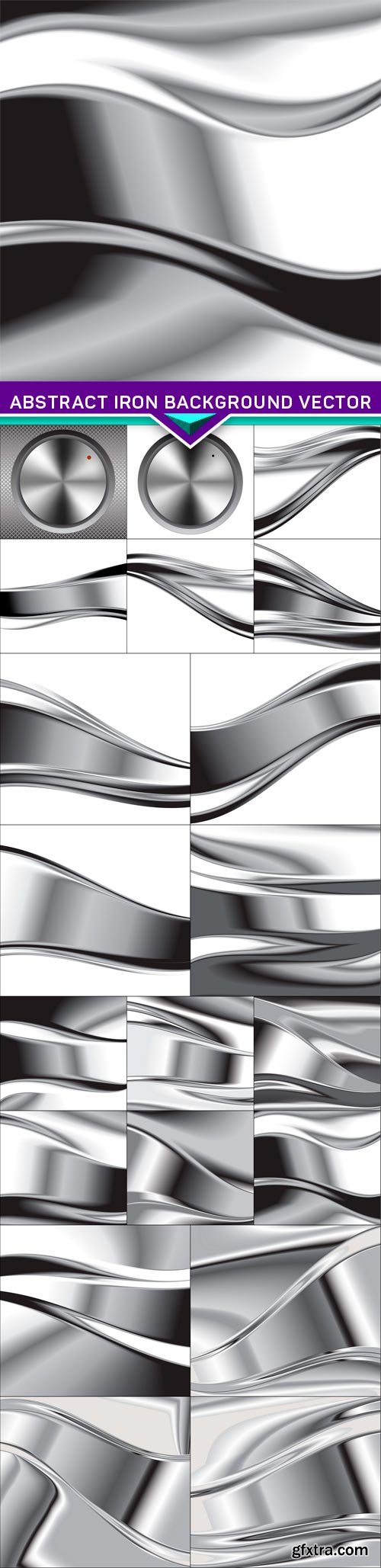 Abstract iron background Vector 20x EPS