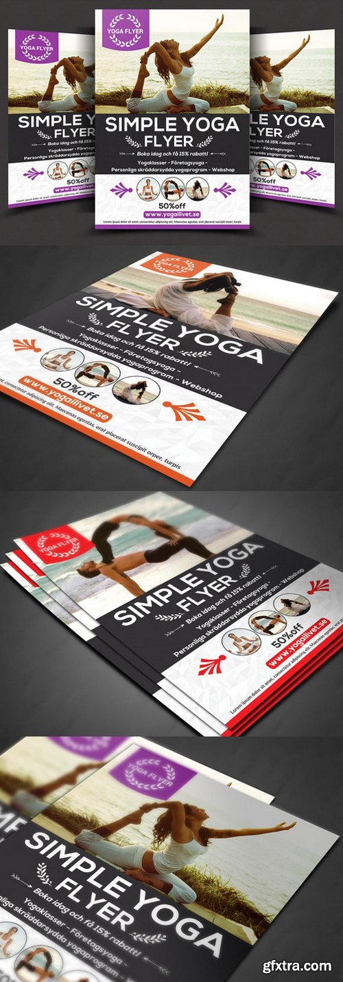 CM - Simple Yoga Flyer 562663