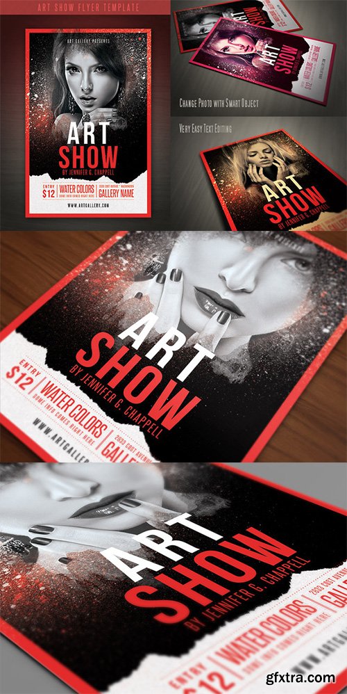 Art Show Flyer Template - CM 28546